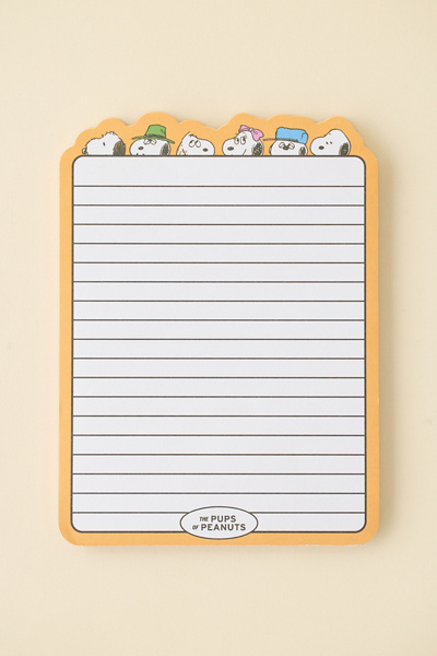PIPSTICKS Peanuts Pups Of Peanuts Notepad | Urban Outfitters
