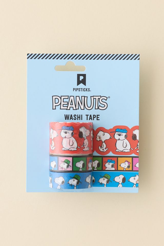 PIPSTICKS Peanuts The Pups Of Peanuts Washi Tape Set #2