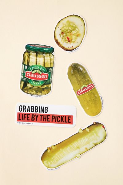 Claussen Pickle Vinyl Sticker Set