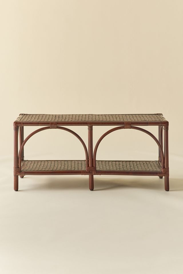 Cairn Looped Rattan Media Storage Console | Urban Outfitters