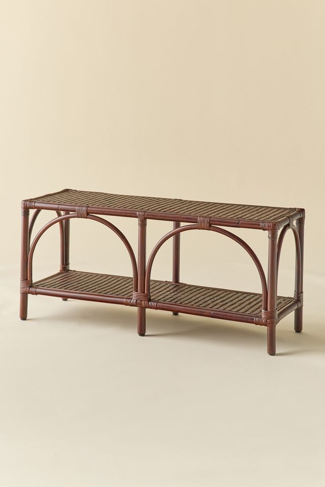 Cairn Looped Rattan Media Storage Console #2