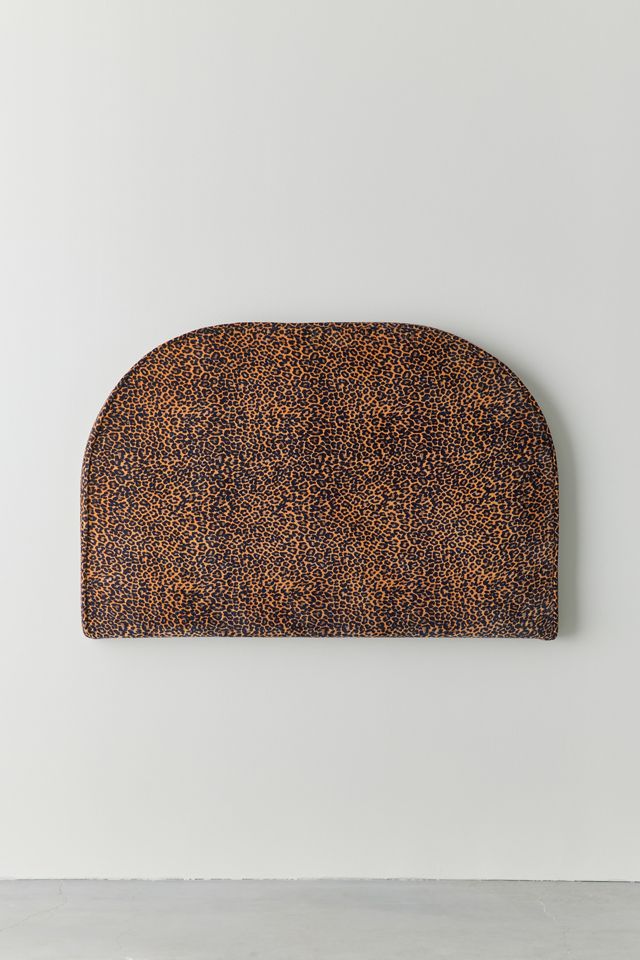 Jane Arch Velvet Upholstered Floating Headboard #2