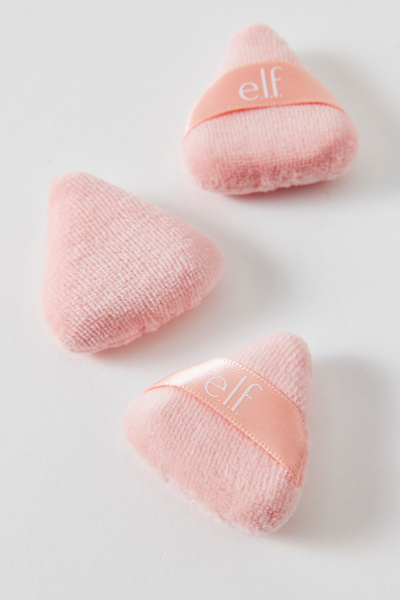 e. l.f. Cosmetics Halo Glow Mini Pinkie Puff Set in Pink at Urban Outfitters