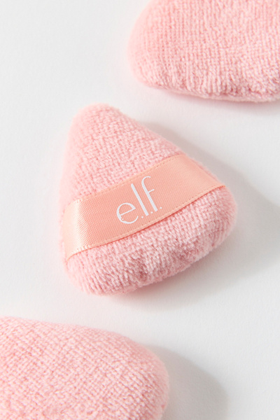 e. l.f. Cosmetics Halo Glow Mini Pinkie Puff Set in Pink at Urban Outfitters