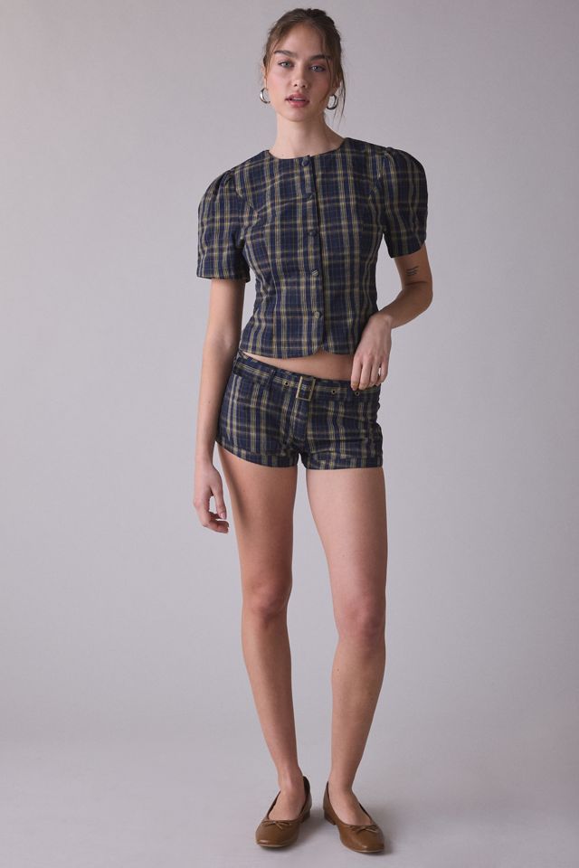 Short micro à taille basse avec ceinture Afterglow Lioness #1
