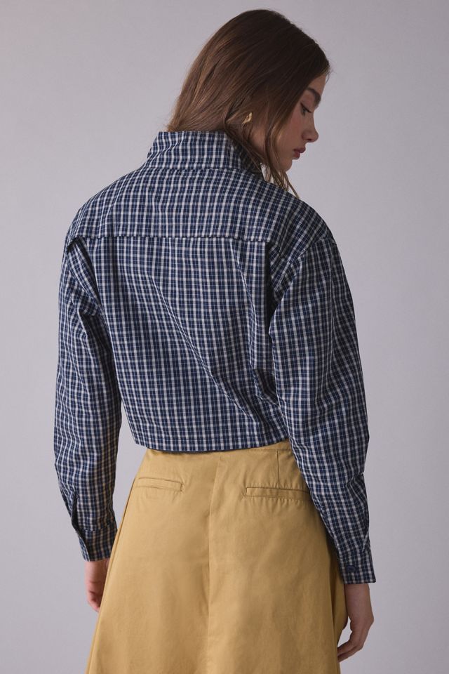 Veste courte à col entonnoir à carreaux Aura de Lioness #2