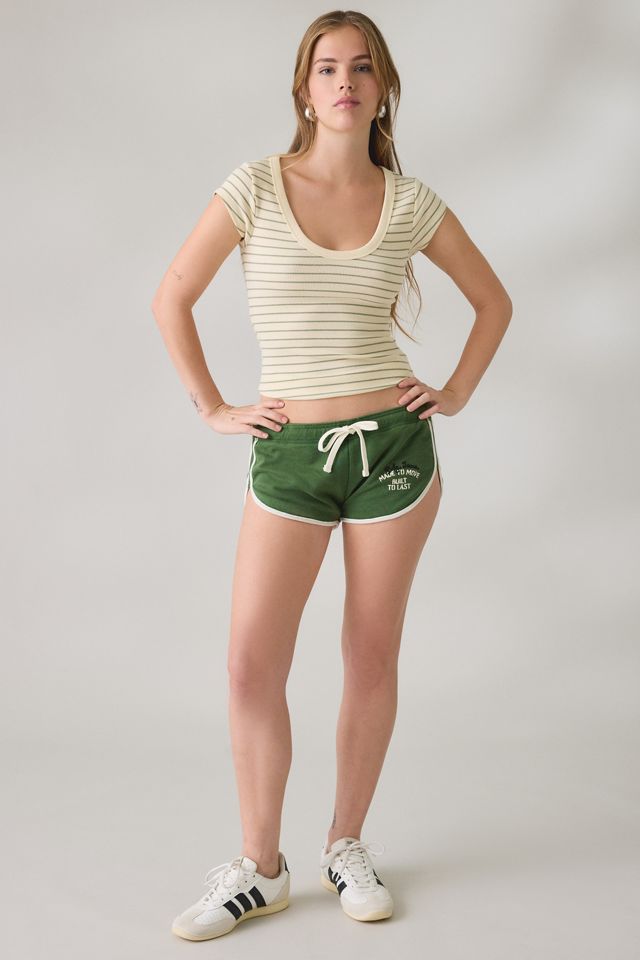 BDG Runner Low-Rise Micro Sweat Shorts #4