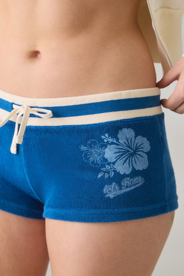 Mini-short taille basse en tissu éponge iets frans… #1