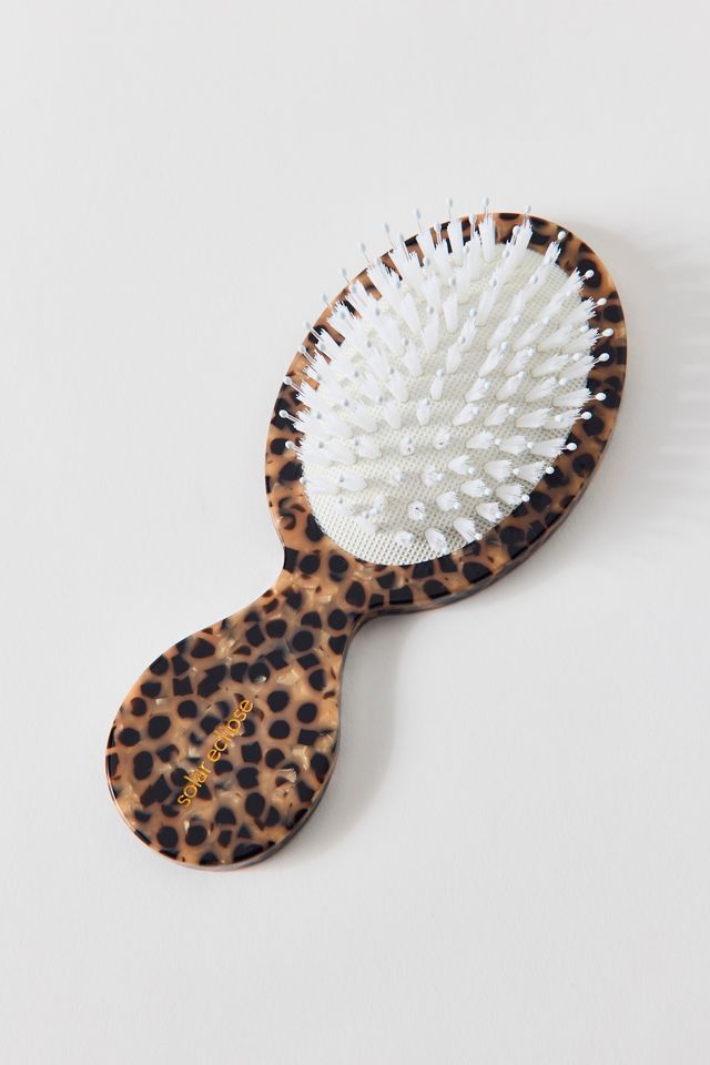 Solar Eclipse Hand-Painted Handbag Hero Mini Paddle Brush #1