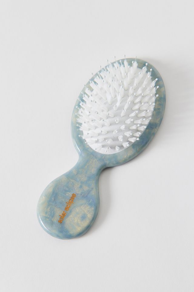 Solar Eclipse Hand-Painted Handbag Hero Mini Paddle Brush #1
