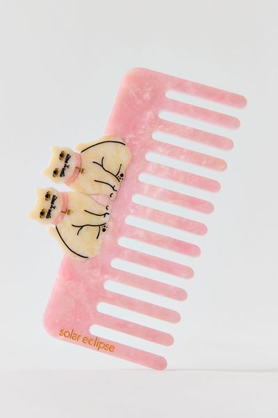 Solar Eclipse Hand-Painted Pocket Hair Comb