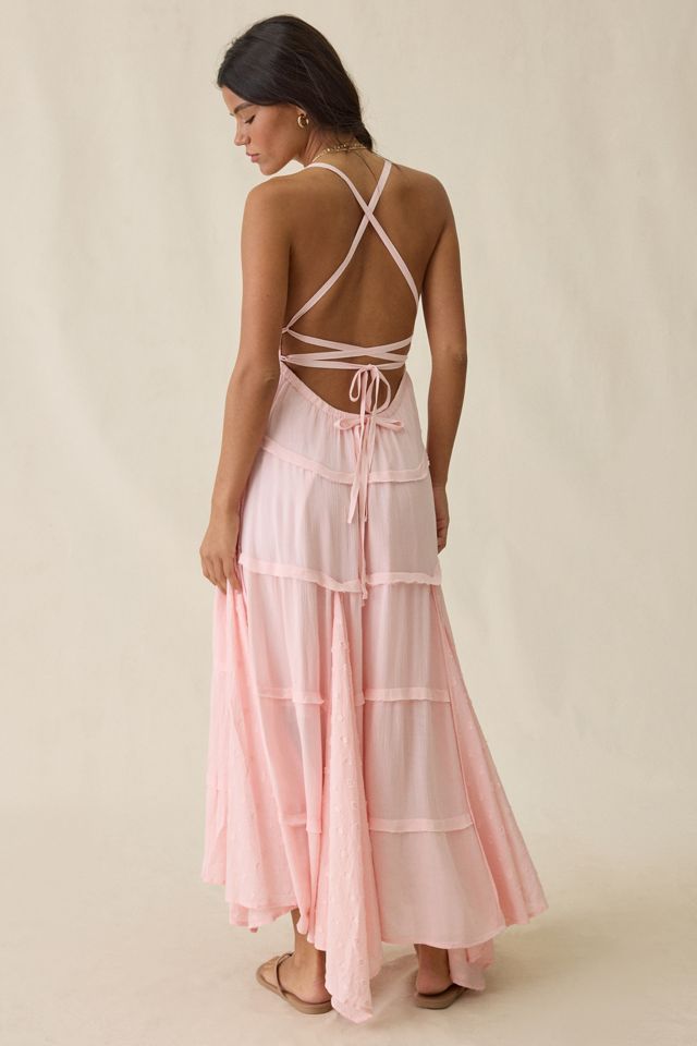 Kimchi Blue Bon Voyage Beaded Empire Waist Tiered Maxi Dress #2