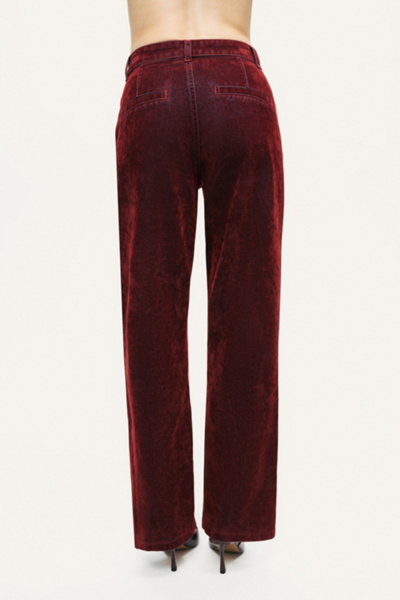 Nocturne Velvet Straight Leg Pant