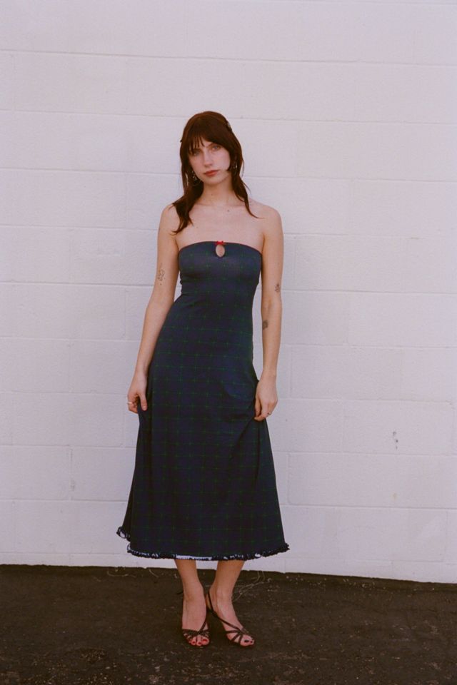 RAT BOI Keyhole Tube Midi Dress #1