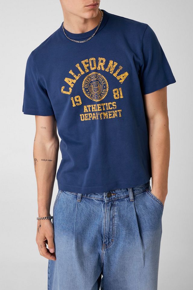 GUESS JEANS Muscle Fit Sueded Jersey Graphic Tee #1
