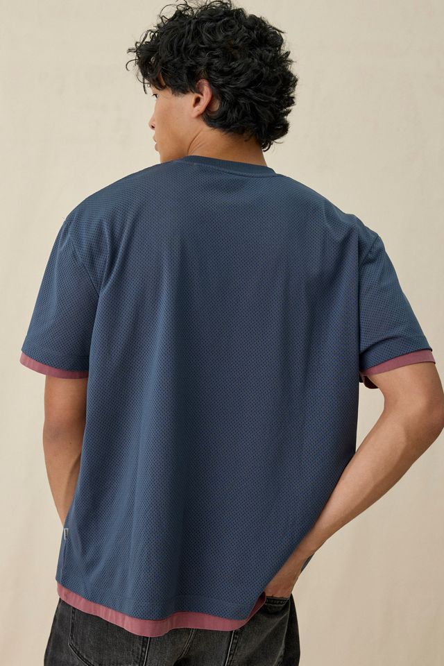 GUESS JEANS Double Layer Mesh Tee #1