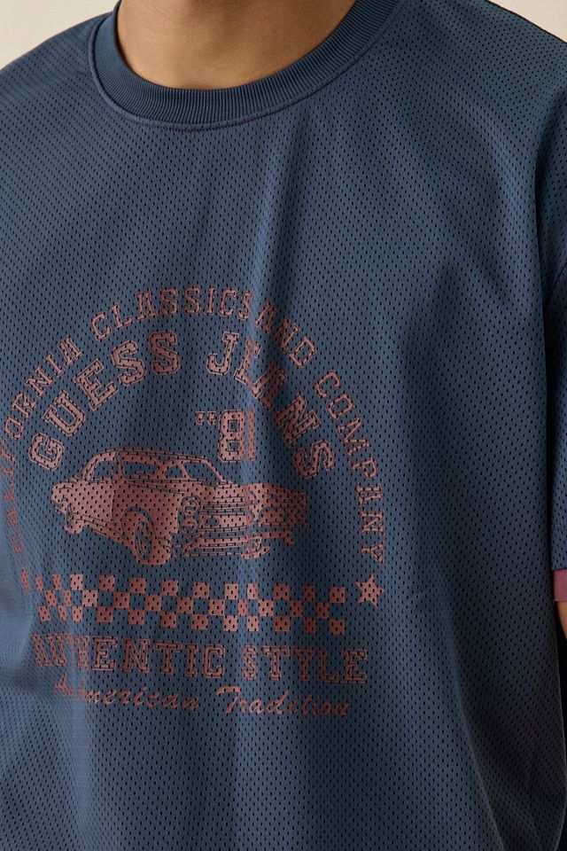 GUESS JEANS Double Layer Mesh Tee #3