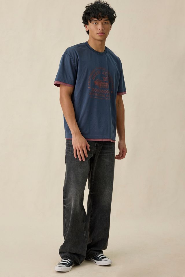 GUESS JEANS Double Layer Mesh Tee #5
