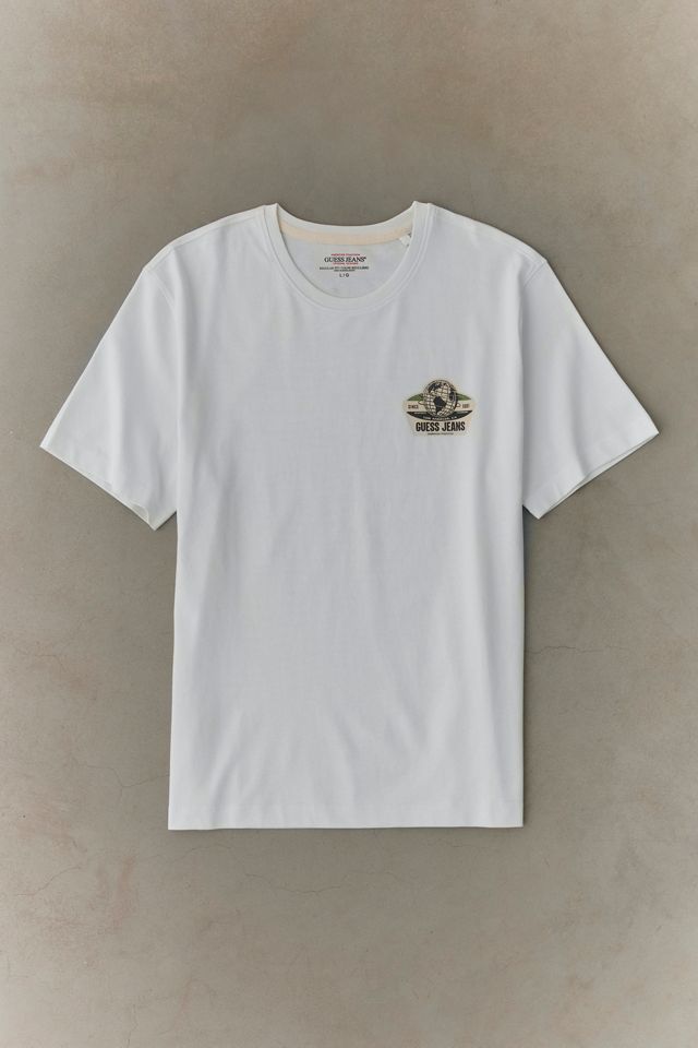 GUESS JEANS Globe Logo Graphic Tee #1