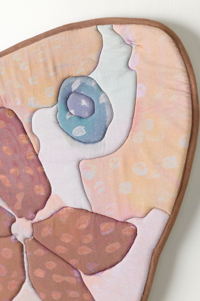 Quilted Butterfly Floating Headboard #2