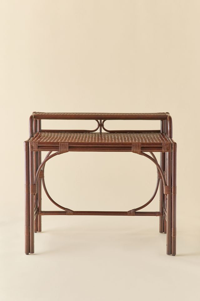 Cairn Looped Rattan Writing Desk #1