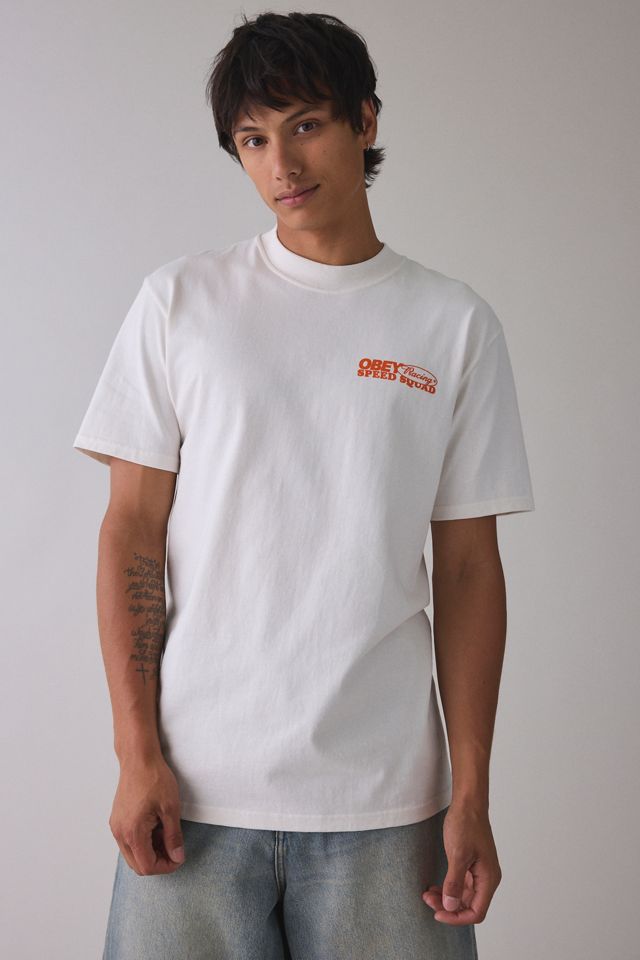T-shirt graphique Speed Squad poids lourd OBEY #1