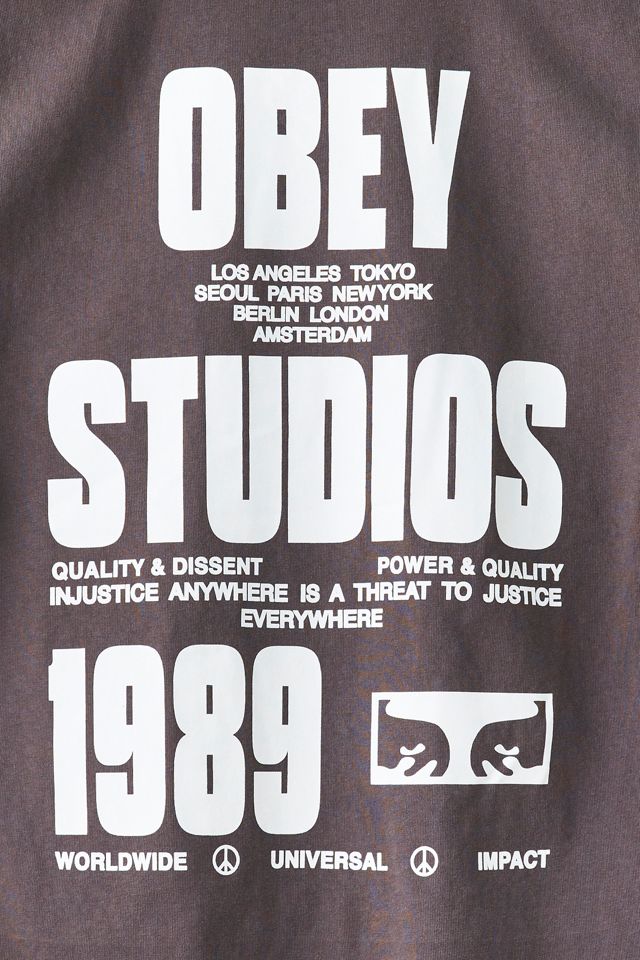 T-shirt graphique Stamped OBEY #2
