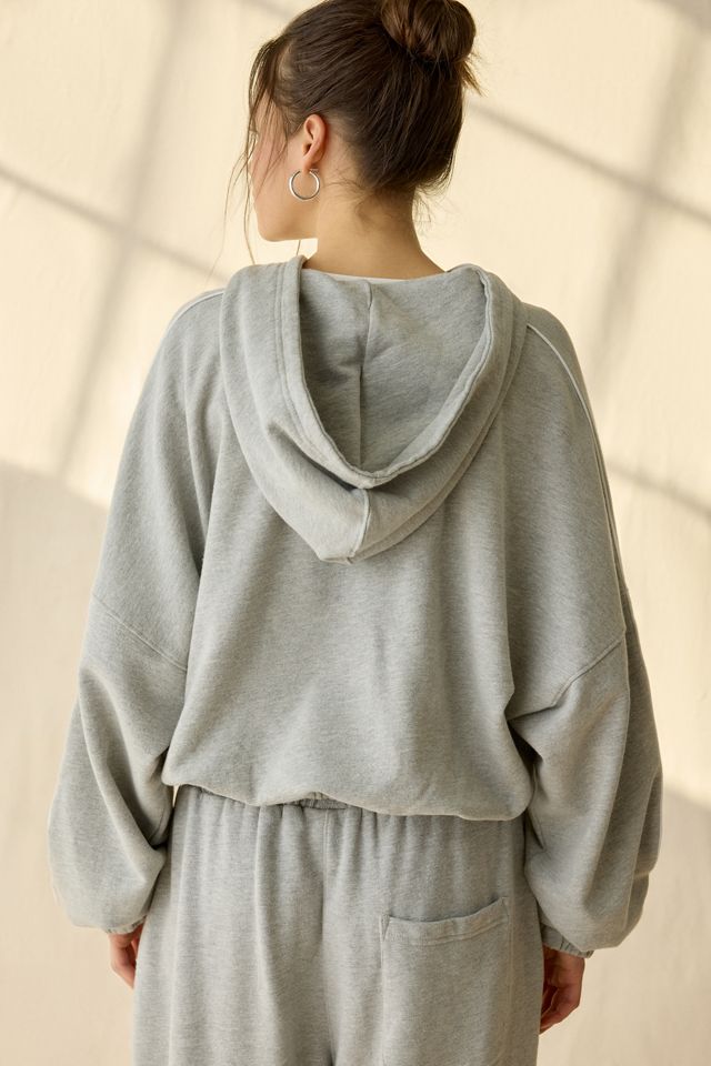 iets frans… Harri Piped Bubble Hem Zip-Up Hoodie Sweatshirt #1