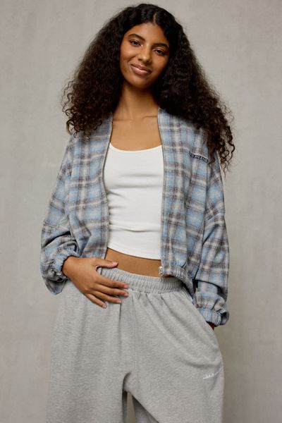 iets frans… Harri Piped Bubble Hem Zip-Up Hoodie Sweatshirt