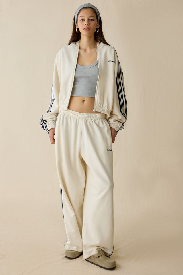 iets frans… Harri Piped Bubble Hem Zip-Up Hoodie Sweatshirt #4