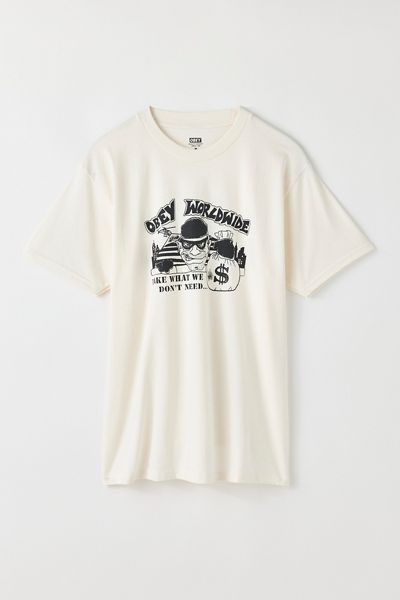 OBEY Take What We Don’t Need Graphic Tee