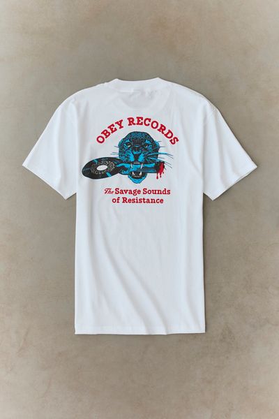 OBEY Leopard Graphic Tee