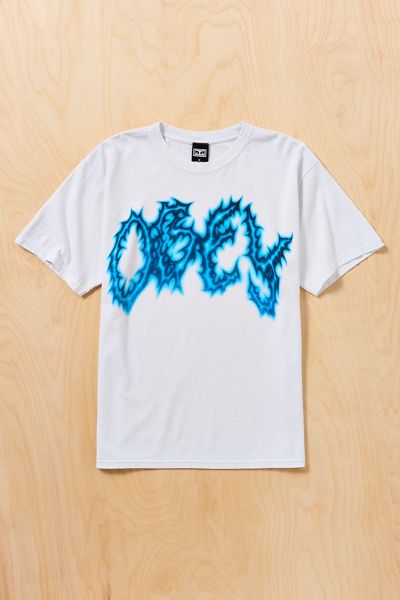 T-shirt graphique avec logo Jagged exclusif UO OBEY