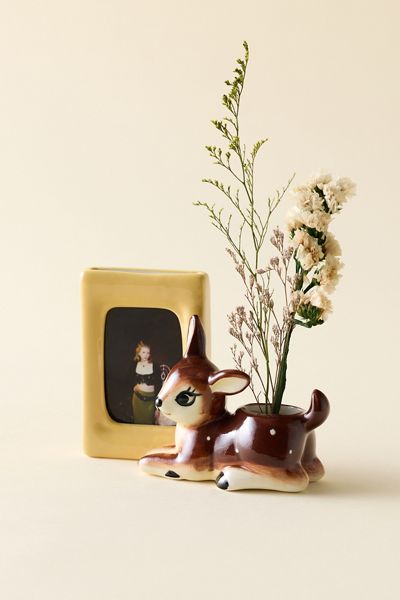 Deer INSTAX MINI Ceramic Picture Frame Vase