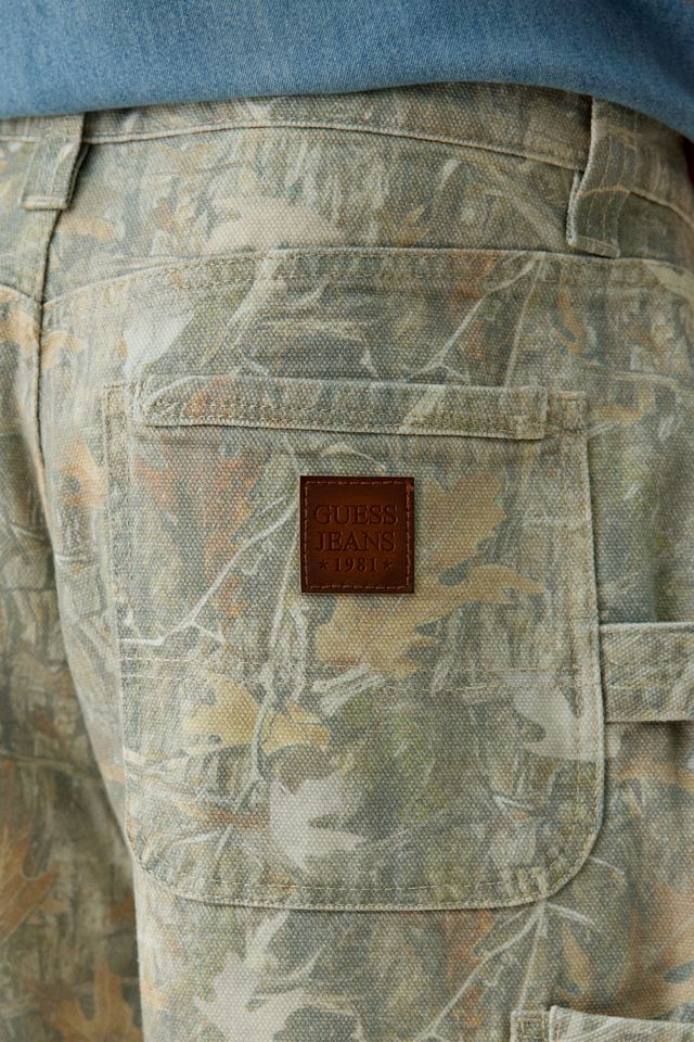 GUESS JEANS Camo Canvas Utility Shorts #2