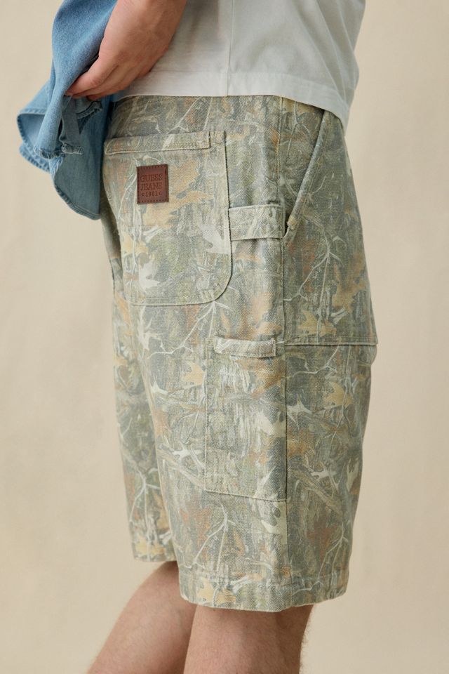 GUESS JEANS Camo Canvas Utility Shorts #3