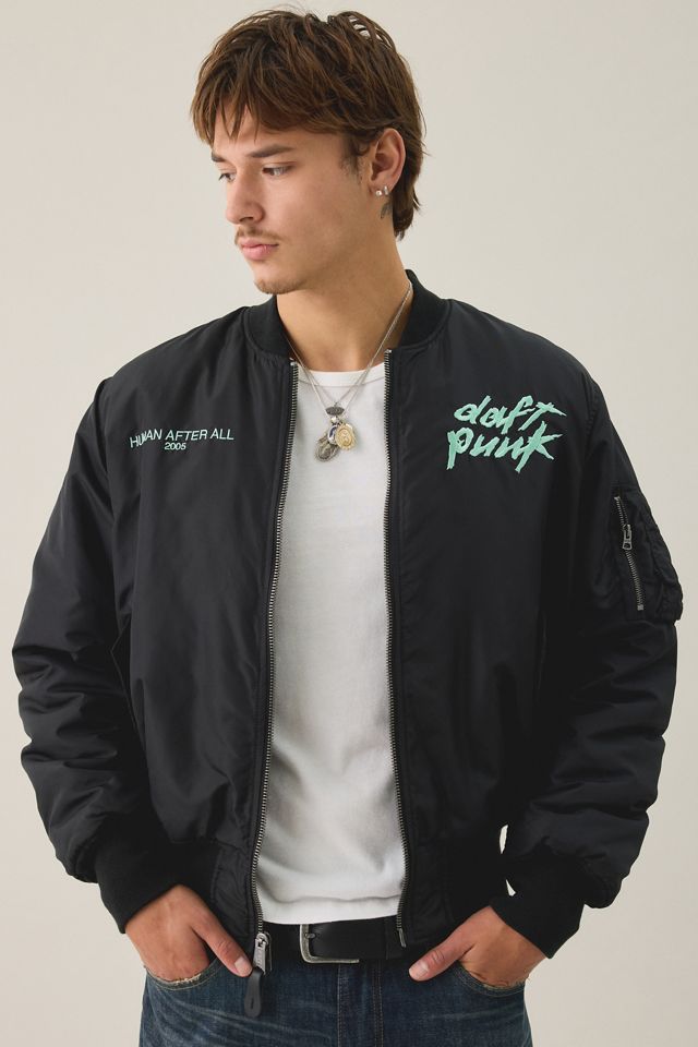Alpha Industries X Daft Punk Reversible Graphic Bomber Jacket #2