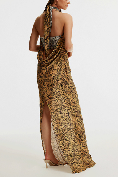 Luna B Animal Print Dress