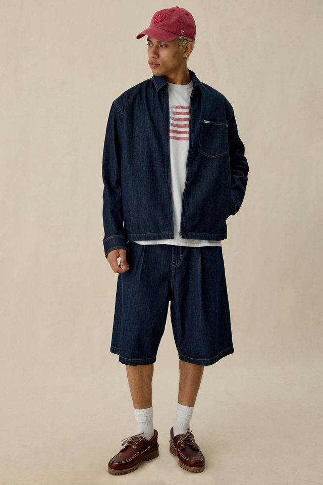 GUESS JEANS Boxy Fit Zip-Up Denim Jacket #2