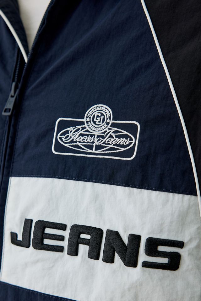 GUESS JEANS Crinkle Nylon Windbreaker Jacket #2