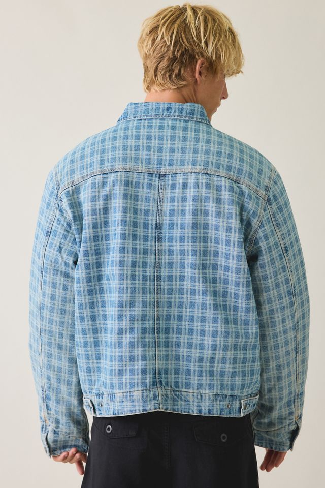 GUESS JEANS Detroit Plaid Work Jacket #1