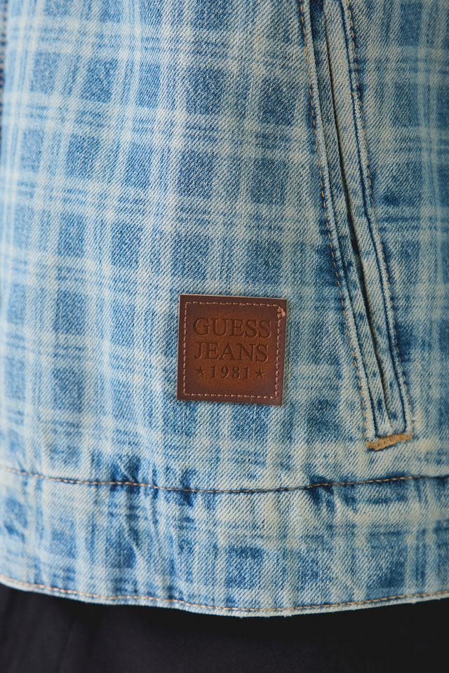 GUESS JEANS Detroit Plaid Work Jacket #2