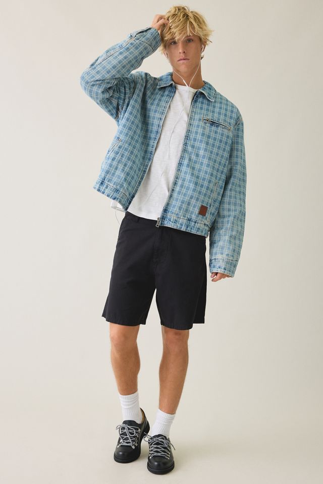 GUESS JEANS Detroit Plaid Work Jacket #4