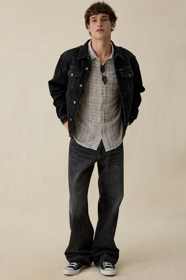 GUESS JEANS Oversized Trucker Jacket #4