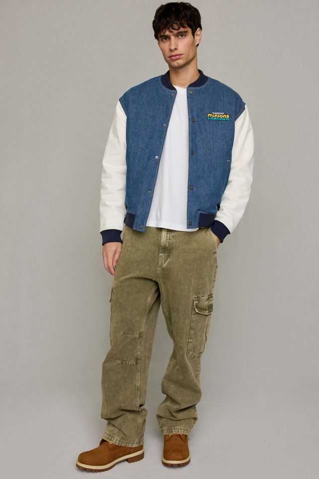 GUESS JEANS X Minions Letterman Jacket #2