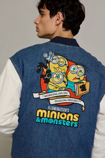 GUESS JEANS X Minions Letterman Jacket