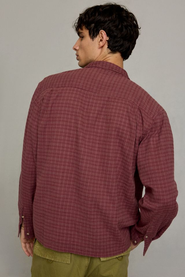 GUESS JEANS Boxy Cropped Button-Down Shirt #1