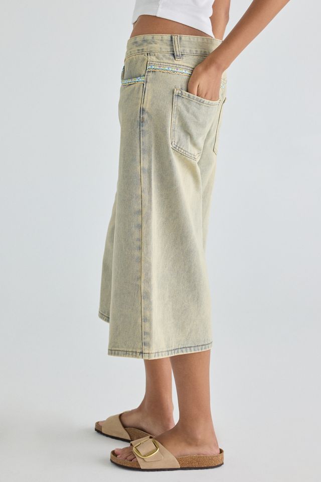 Daisy Street Bronte Vintage Wash Baggy Jorts #3