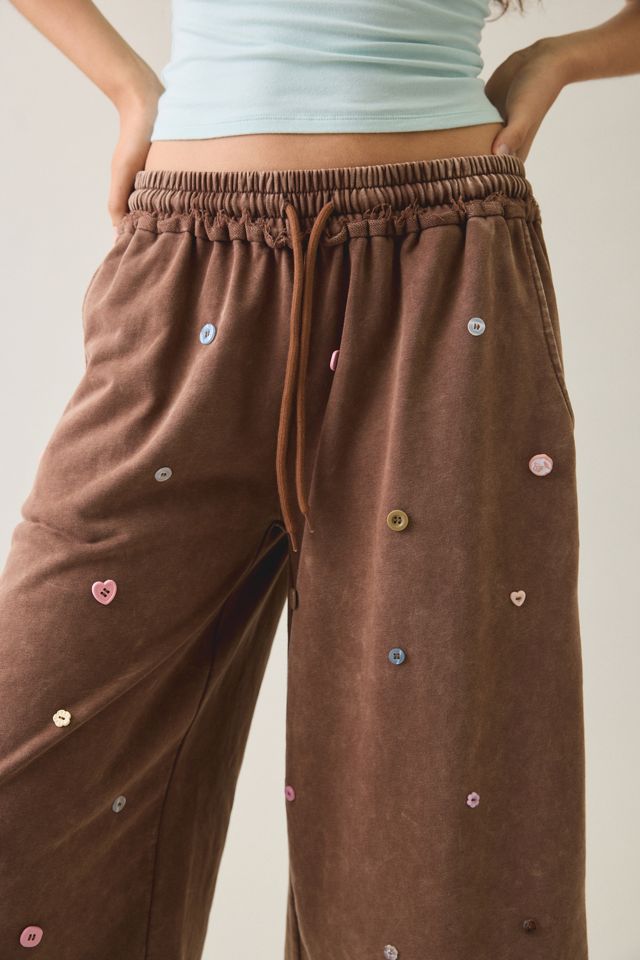 Daisy Street Leya Icon Button Detail Long Shorts #2