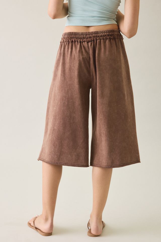 Daisy Street Leya Icon Button Detail Long Shorts #4